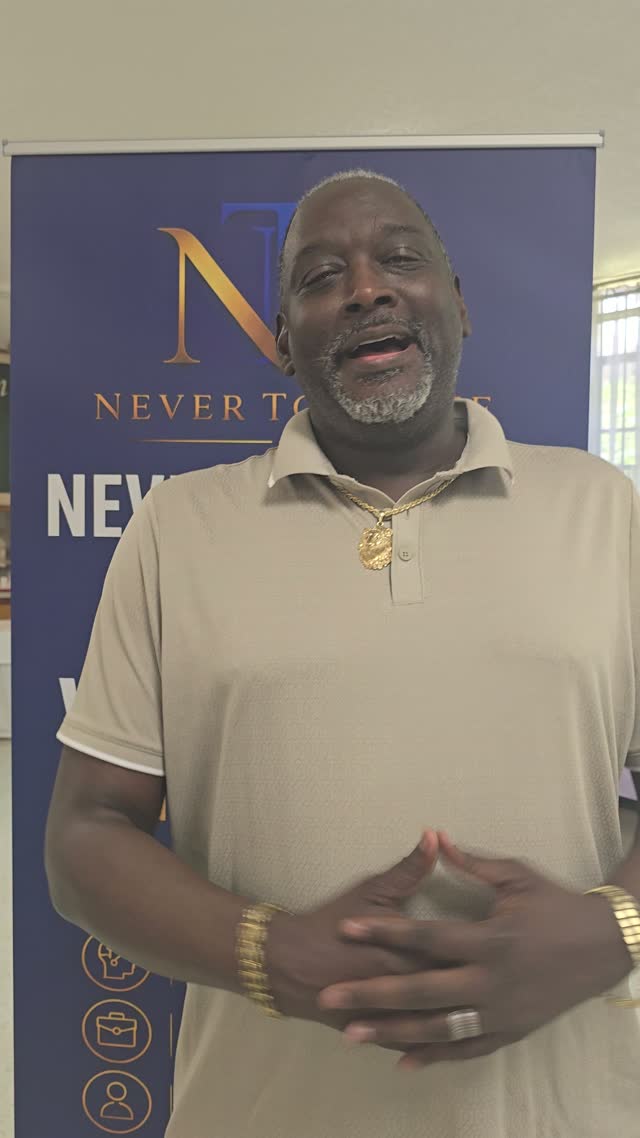 Pastor David E. Johnson sharing their Never Too Late workshop experience
