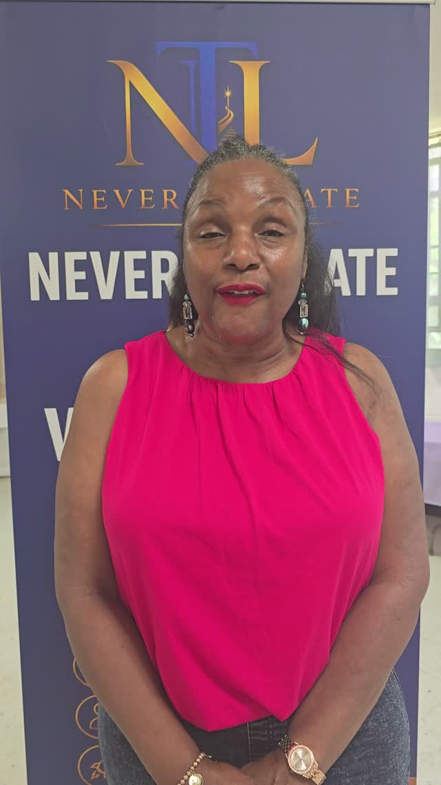 Beverly Troy sharing their Never Too Late workshop experience
